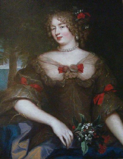 Pierre Mignard Portrait of Francoise Marguerite de Sevigne Sweden oil painting art
